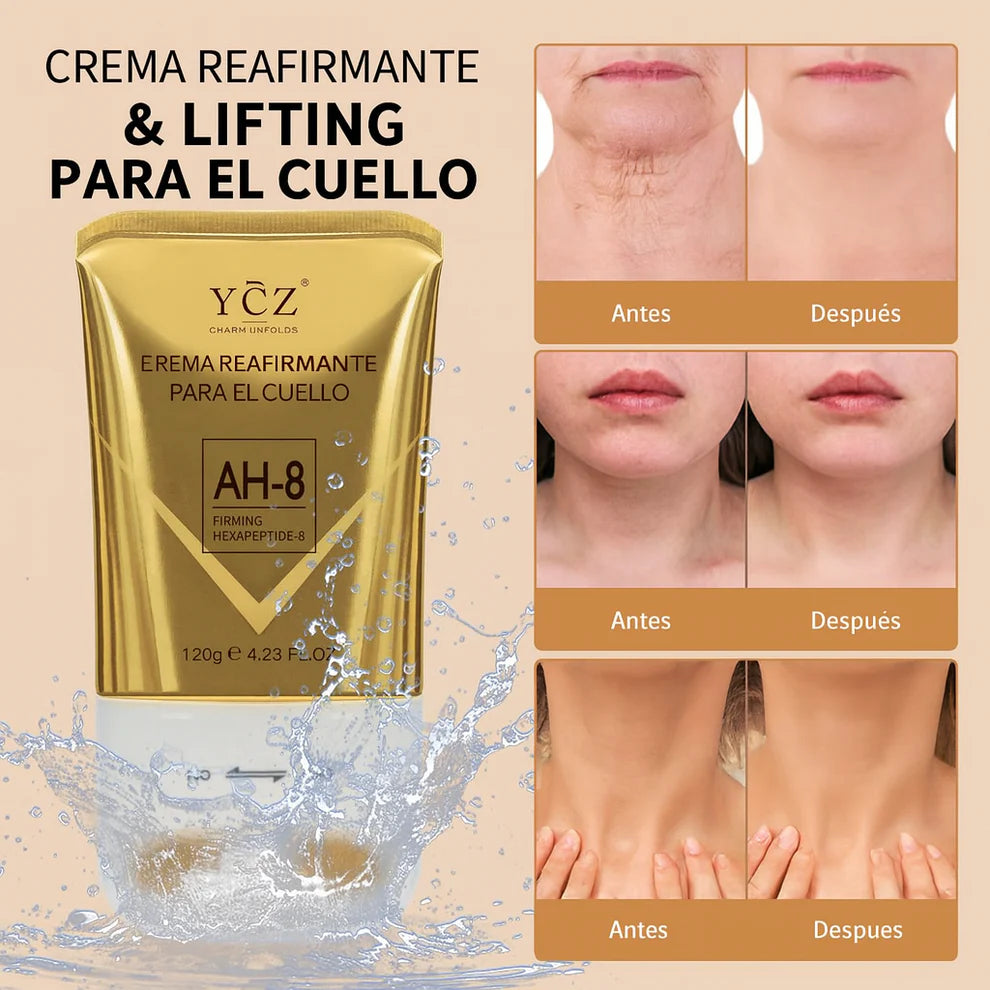 YCZ™ Crema Reafirmante AH-8 para el Cuello