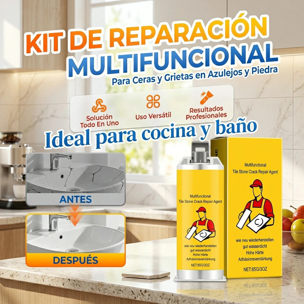 Repara grietas y detalles sin obra costosa