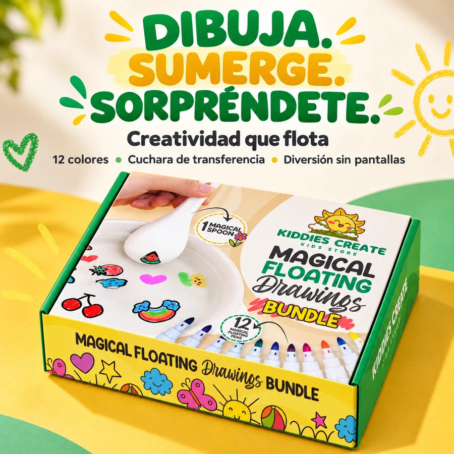 Kiddies Create — Kit Creativo de Dibujos Flotantes