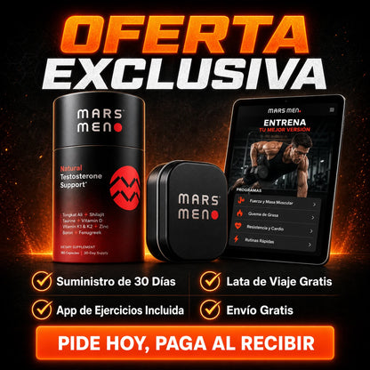 Mars Men Apoyo Natural Testosterona