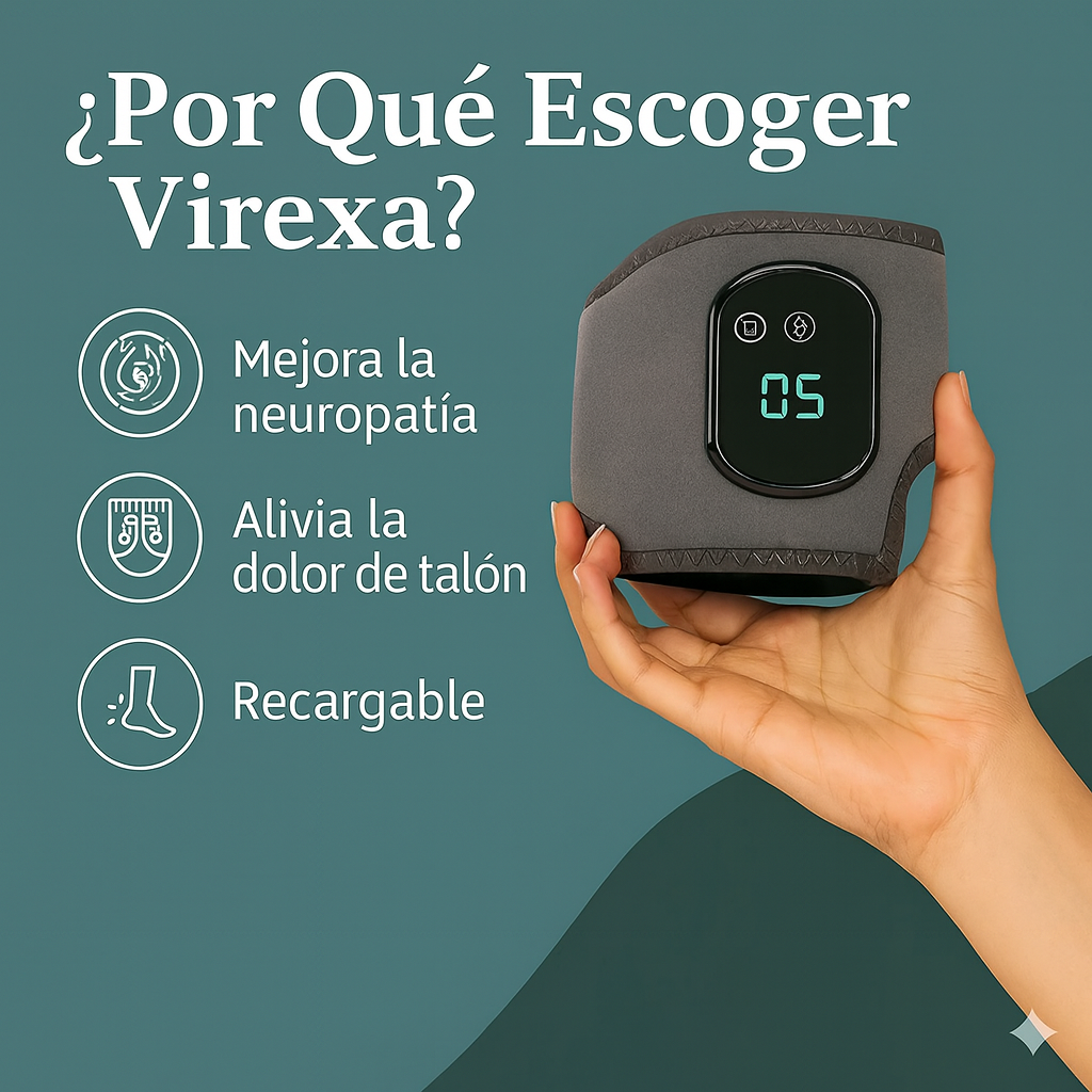 Virexa™ 2.0 Dispositivo calefactado para el alivio de los pies