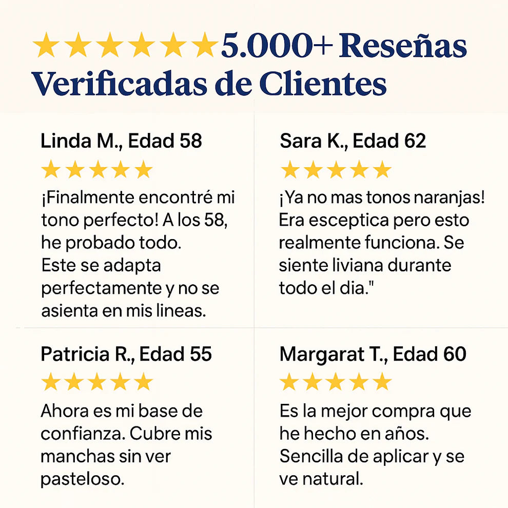 Luz Radiante™ – brillo natural y luminosidad.