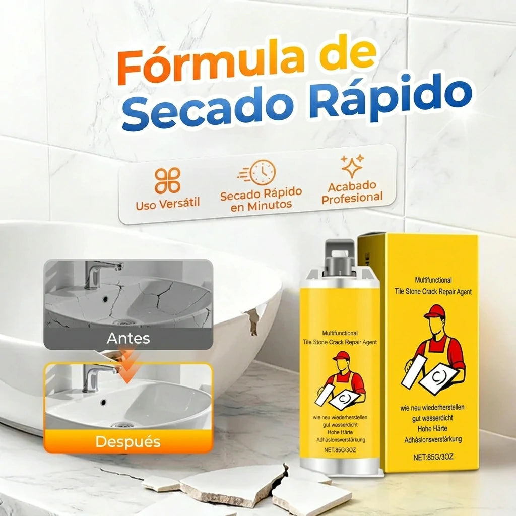 Repara grietas y detalles sin obra costosa