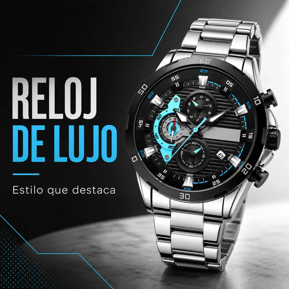 Curren Madrid® Reloj Hombre Acero