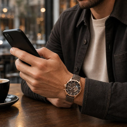 Curren Istanbul® Reloj Hombre Piel ⌚