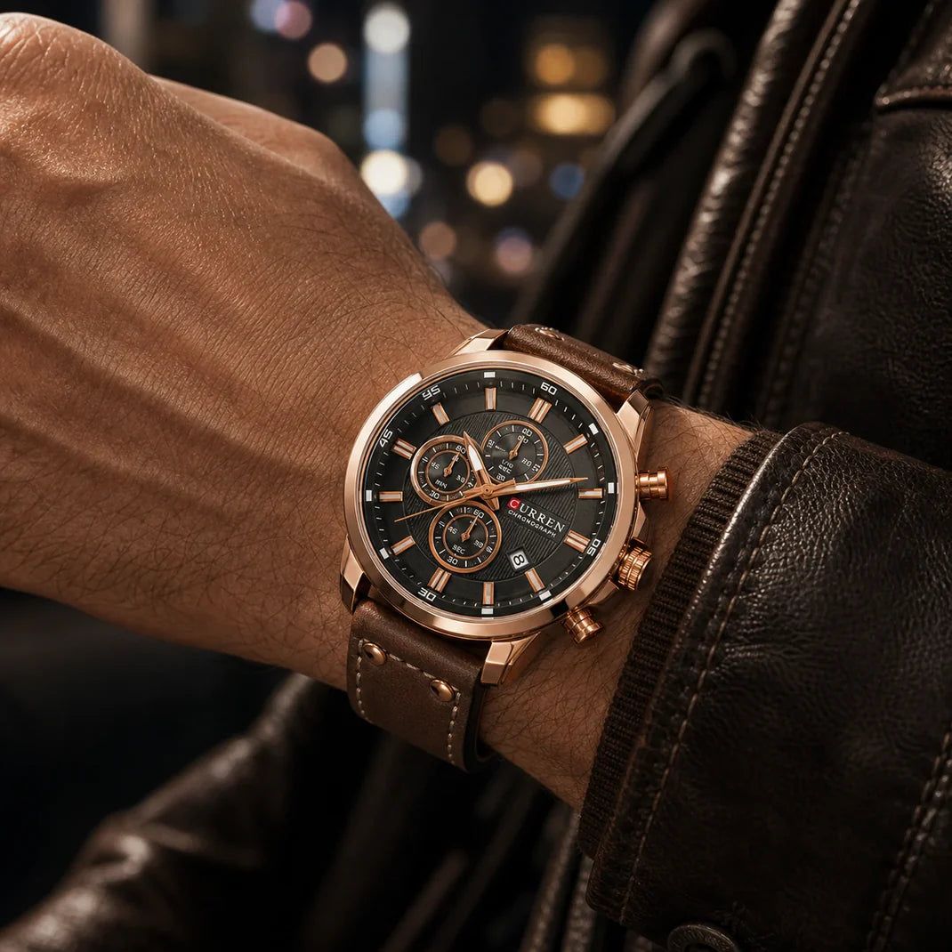 Curren Istanbul® Reloj Hombre Piel ⌚
