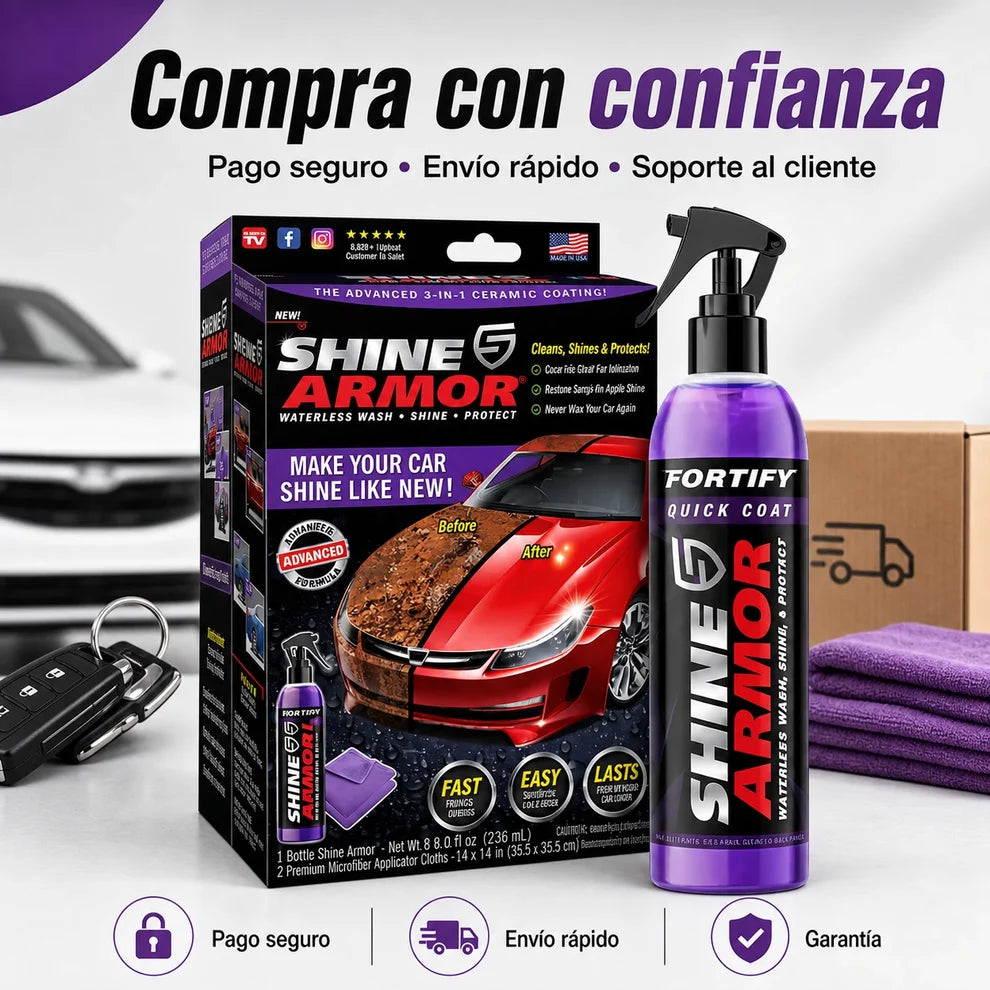 Revestimiento cerámico 3 en 1 + paño de microfibra premium