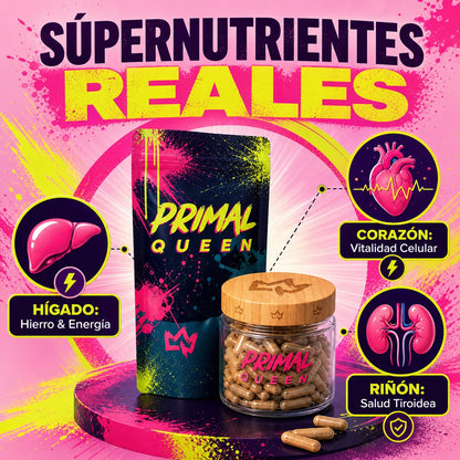 Primal Queen - Energía, Balance Hormonal y Brillo Natural para Mujeres ✨🌿